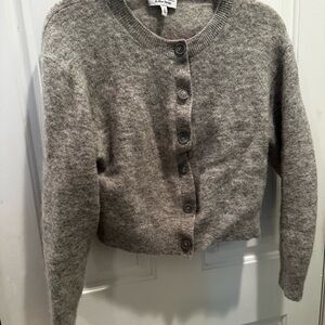 & Other Stories Gray Cardigan Sweater